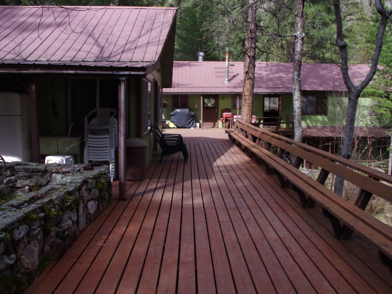 Cutthroat and rainbow trout fly fishing lodge