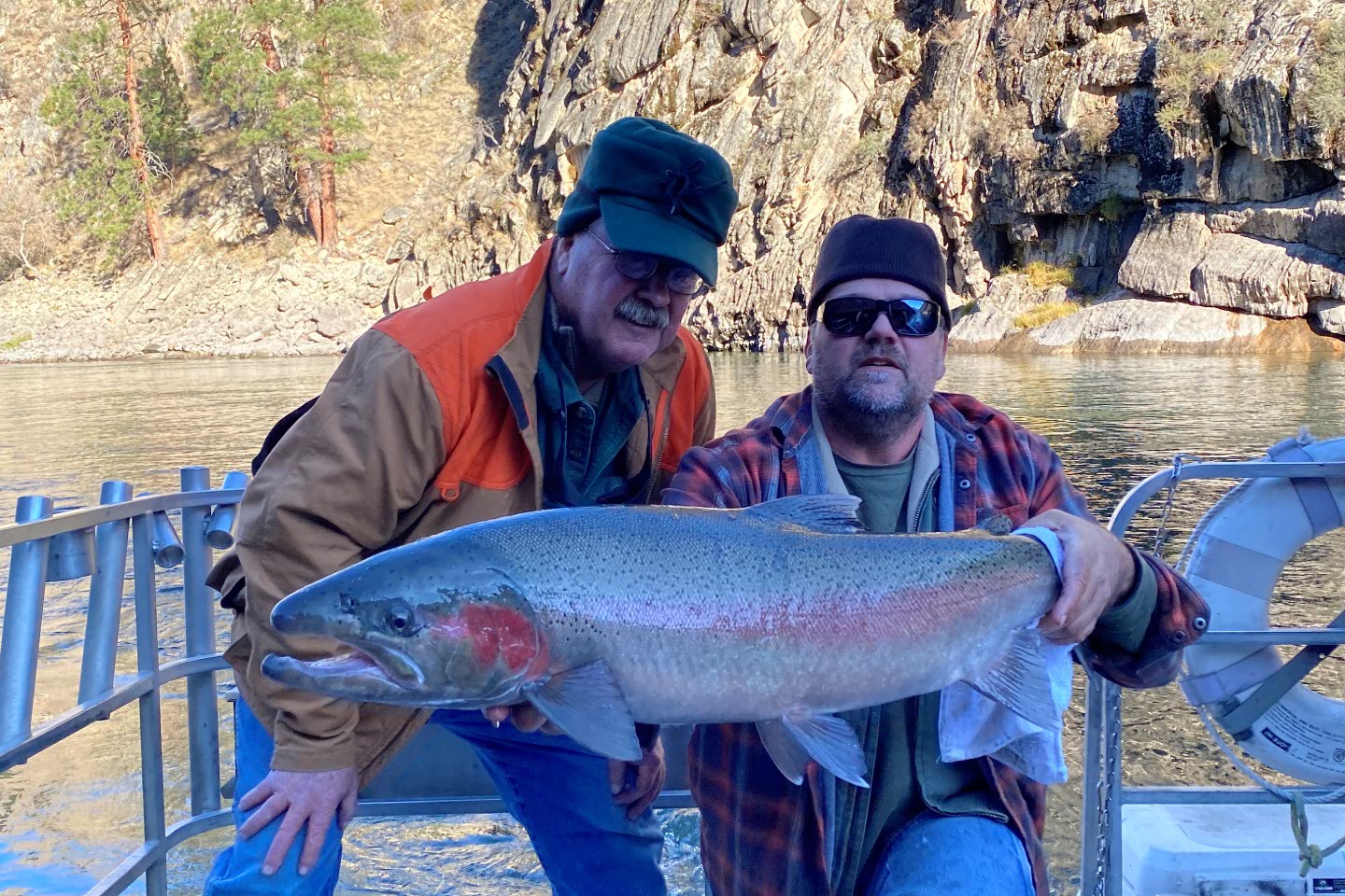 Guided steelhead trip on the salmon river