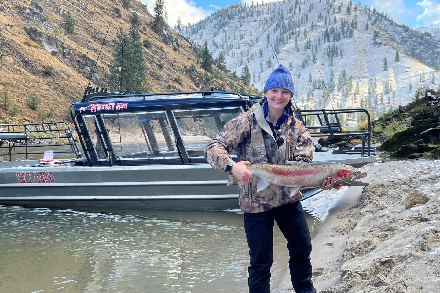 Jet Boat Steelhead fishing charter